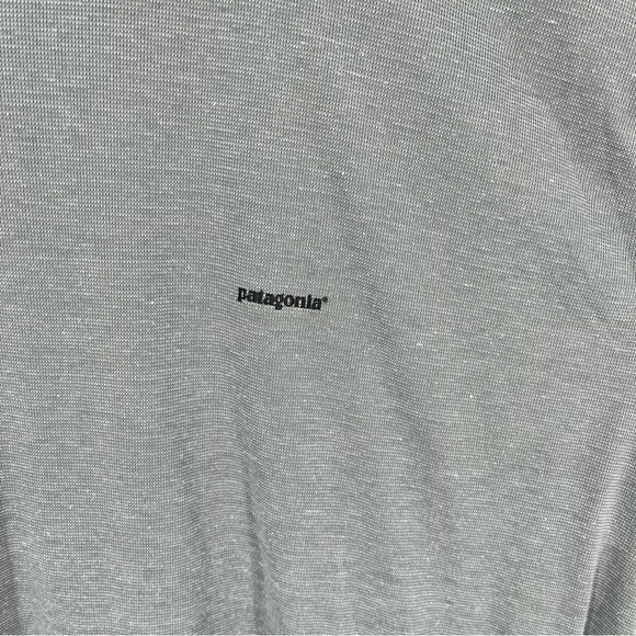 PATAGONIA Gray Capilene Crew Neck TShirt Sz XL Active Outdoor Casual Breathable - Picture 3 of 9